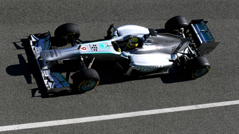 Illustration for article titled Mercedes W04: This Is Hamilton's and Rosberg's New Hope